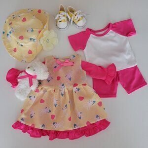 All New Value 18 Inch Doll Spring Outfit Gift Package